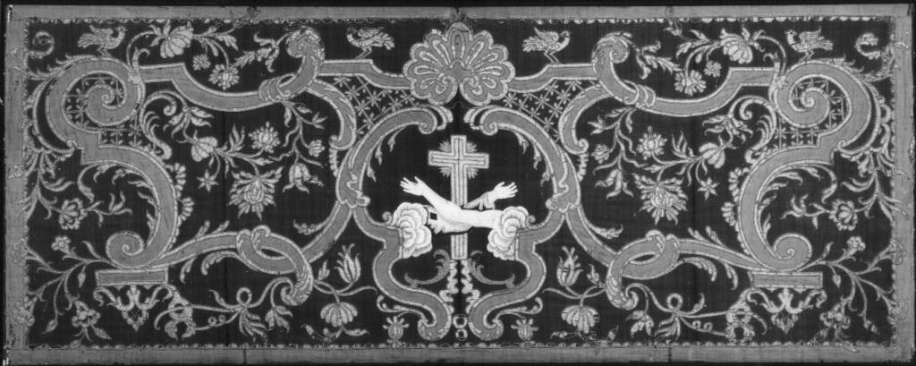 paliotto - a pannello piano - ambito italiano (fine/inizio secc. XVIII/ XIX)