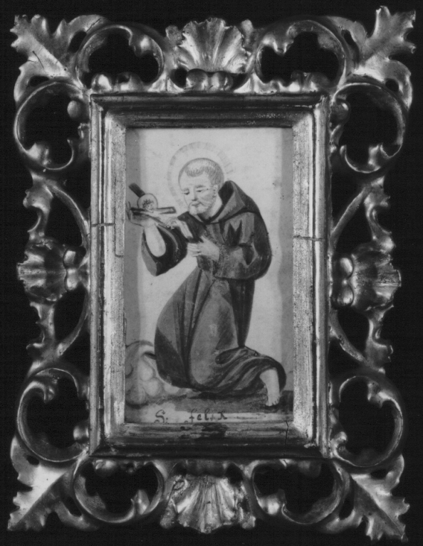 San Felice da Cantalice (miniatura) - ambito italiano (inizio sec. XVIII)