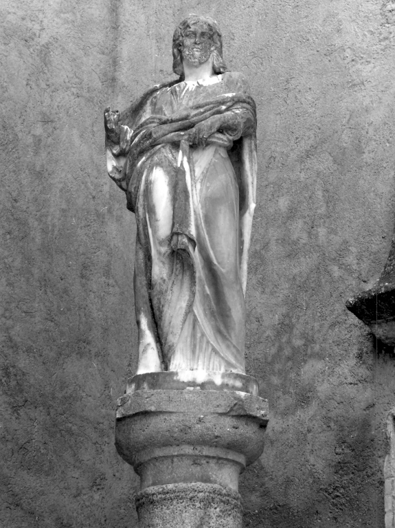 Cristo redentore benedicente (scultura) - ambito romano (sec. XIX)