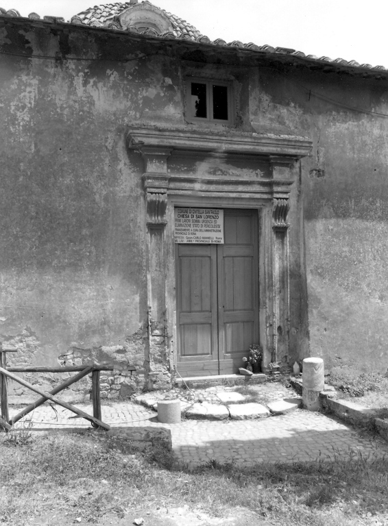 mostra di portale - ambito romano (sec. XVII)