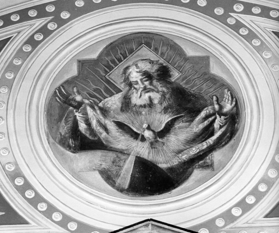 Dio Padre (dipinto) di Cisterna Eugenio, Fra Francesco da Napoli (sec. XIX, sec. XIX)