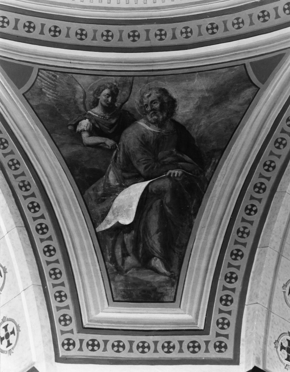 San Matteo Evangelista (dipinto) di Cisterna Eugenio, Fra Francesco da Napoli (sec. XIX)