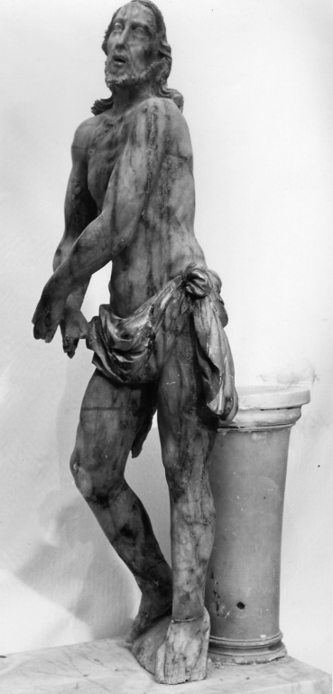 Cristo alla colonna (scultura) - ambito Italia centrale (seconda metà sec. XVII)