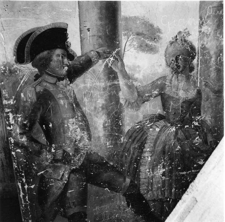 scena campestre (dipinto) - ambito laziale (ultimo quarto sec. XVIII)