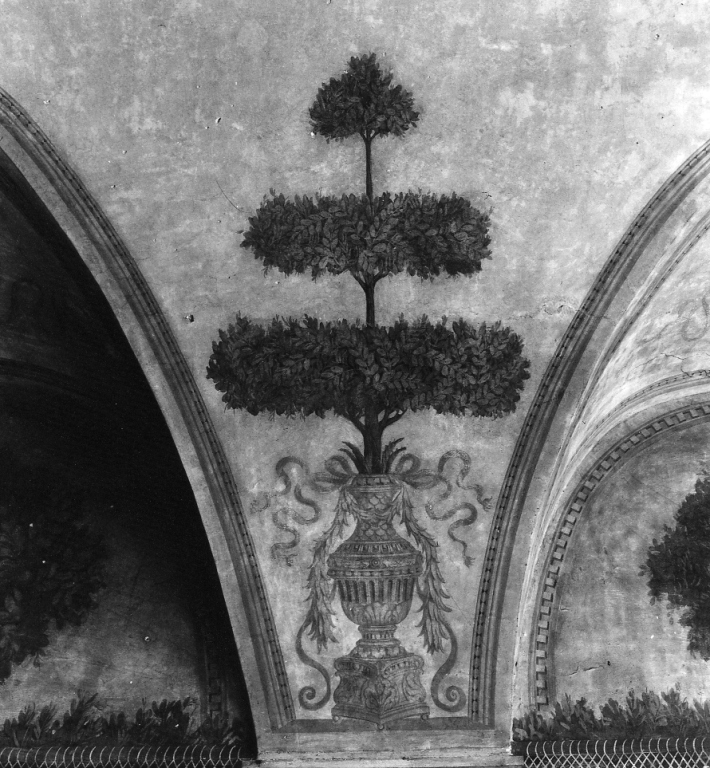 albero da frutto (dipinto) di Bernardi Oreste (sec. XX)