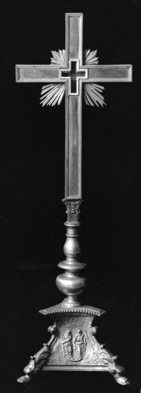 stauroteca - manifattura romana (ultimo quarto sec. XVIII)