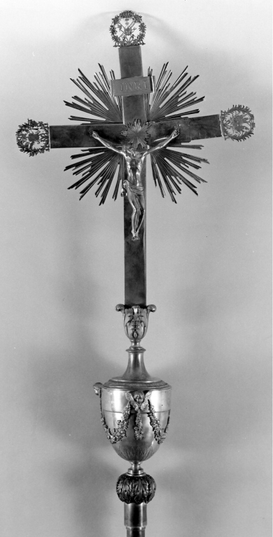 croce processionale di Belli Vincenzo II (sec. XIX)
