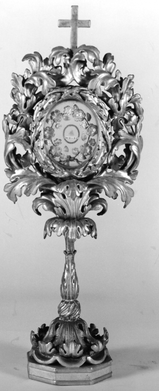 reliquiario fitomorfo - ambito romano (seconda metà sec. XIX)