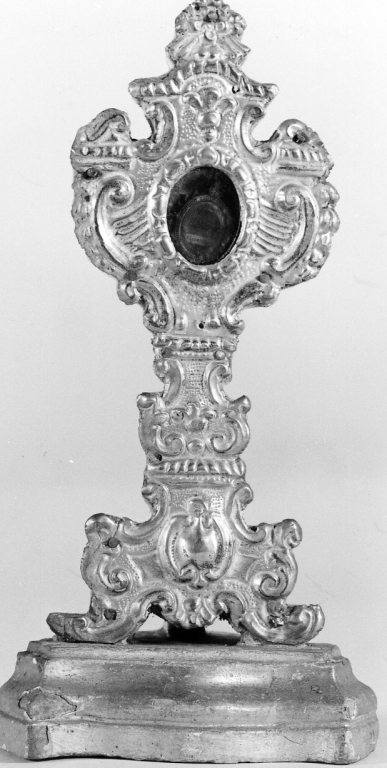 reliquiario - a ostensorio - ambito romano (primo quarto sec. XVIII)