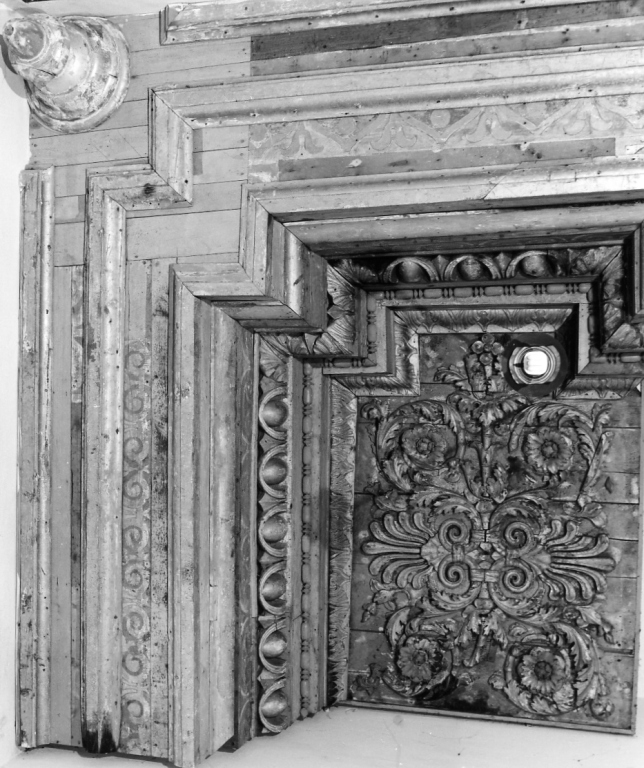 soffitto, frammento - ambito romano (sec. XIX)