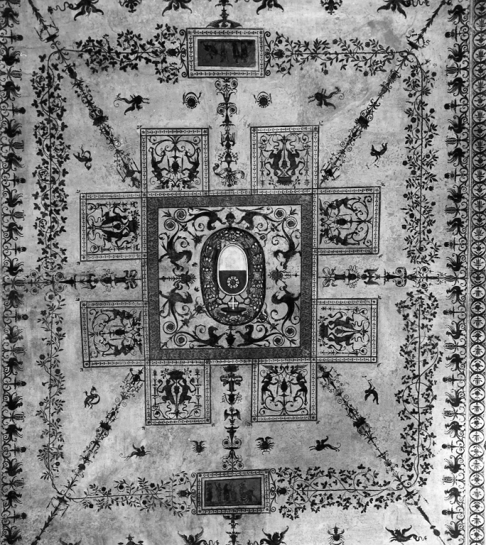 soffitto dipinto di Giovanni da Udine detto Giovanni Ricamatore (maniera) (sec. XVI)