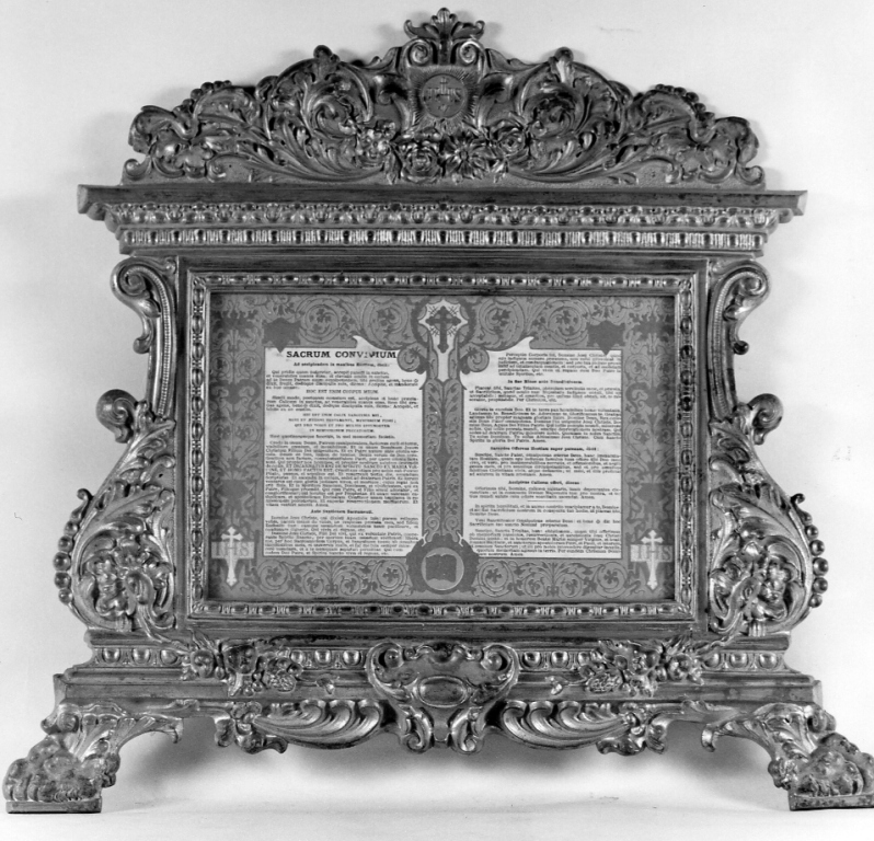 servizio di cartagloria - ambito romano (ultimo quarto sec. XIX)