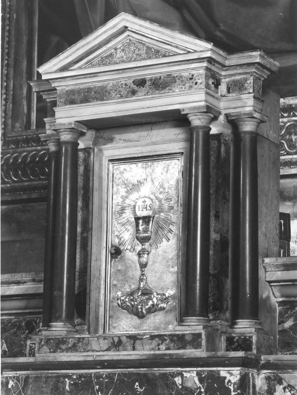 tabernacolo - a frontale architettonico di Guidi Angelo (sec. XIX)