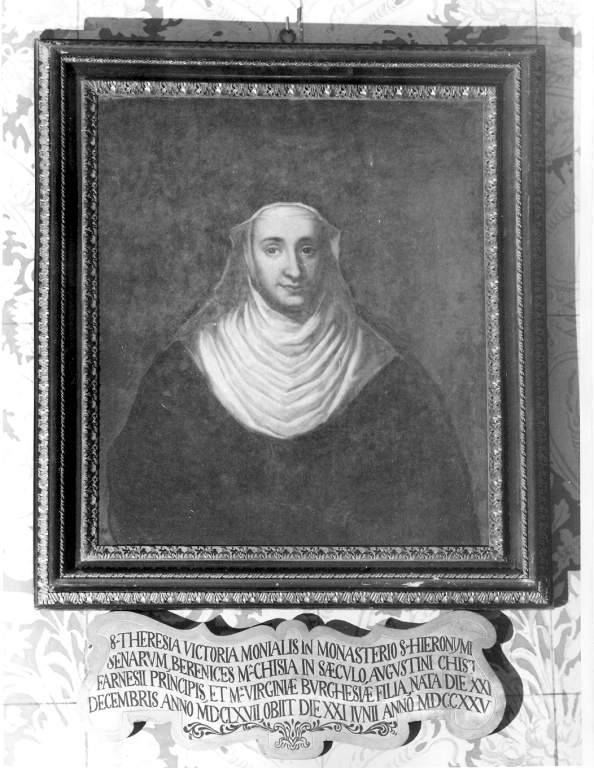 ritratto di Suor Teresa Vittoria Chigi (dipinto) di Vegli Pietro Paolo (sec. XVII)
