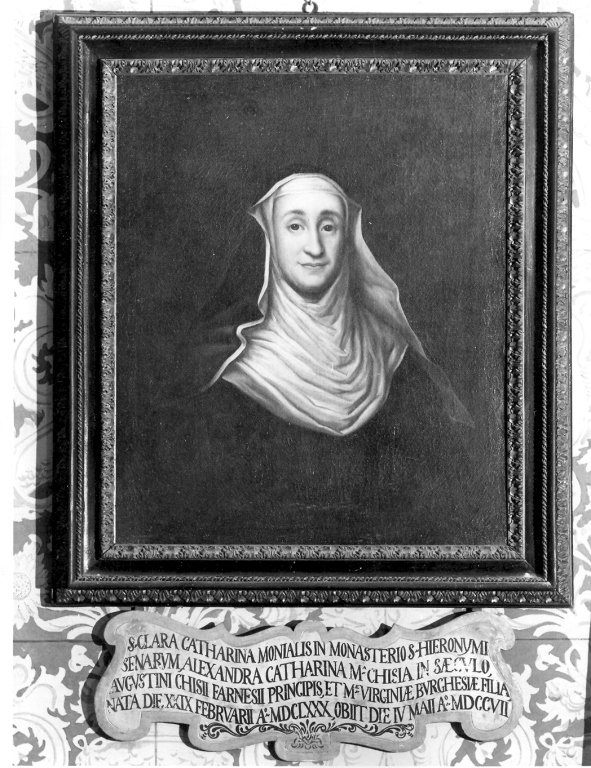 ritratto di Suor Chiara Caterina Chigi (dipinto) di Vegli Pietro Paolo (sec. XVII)