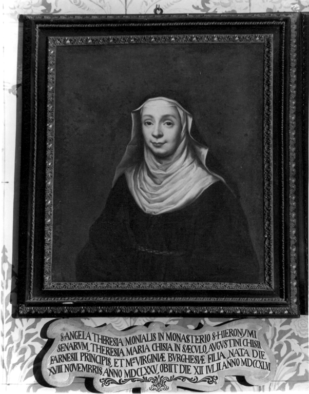ritratto di Suor Angela Teresa Chigi (dipinto) di Vegli Pietro Paolo (sec. XVII)