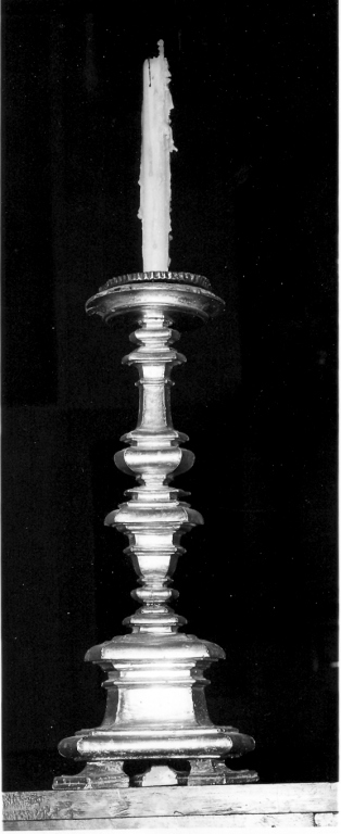 candeliere, serie - ambito romano (seconda metà sec. XVII)