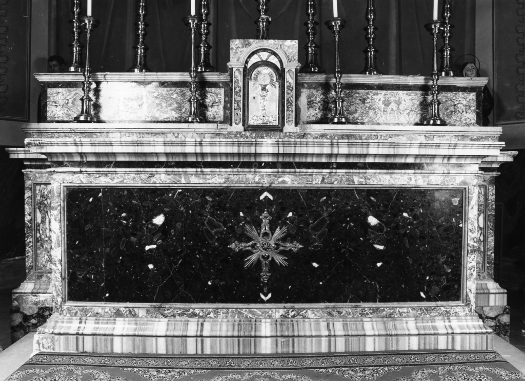 altare maggiore - ambito laziale (sec. XVIII)