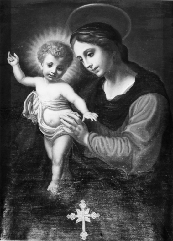 Madonna con Bambino (dipinto) - ambito romano (sec. XIX)