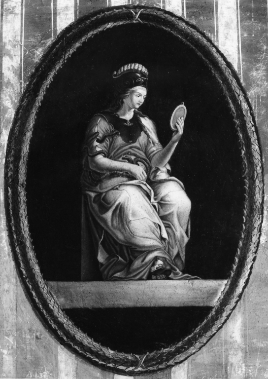 allegoria della Prudenza (dipinto) di Prosseda Ludovico (sec. XIX)