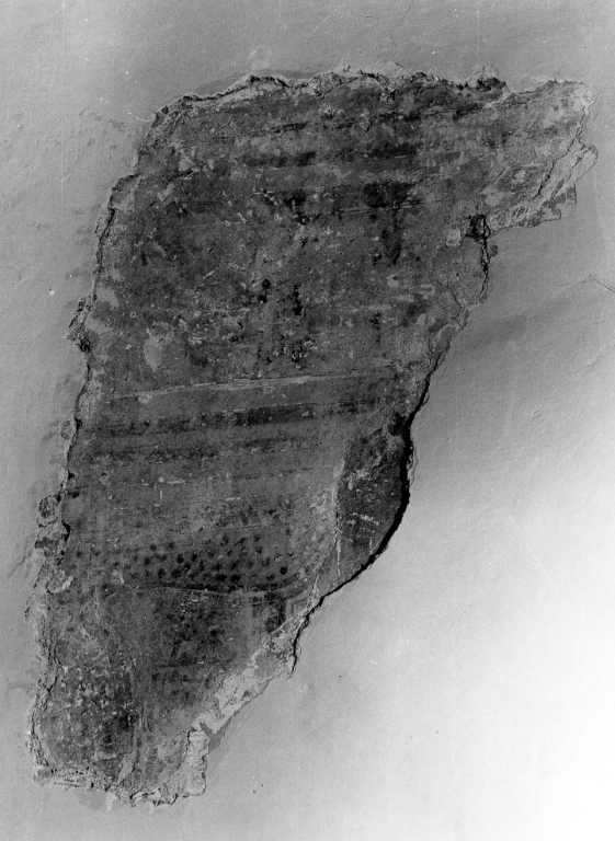 decorazione pittorica, frammento - ambito laziale (seconda metà sec. XVI)