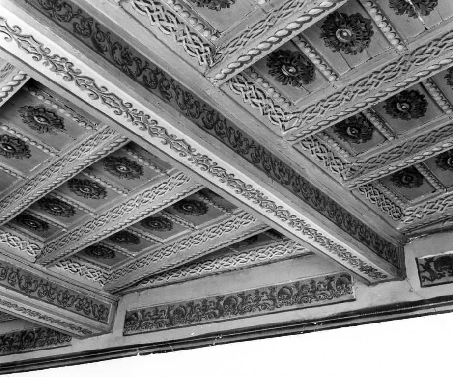 decorazione plastico-pittorica - ambito laziale (seconda metà, seconda metà sec. XVI, sec. XIX)