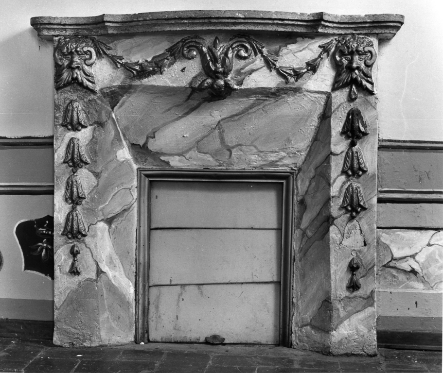 mostra di camino - ambito laziale (seconda metà sec. XIX)