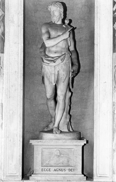 San Giovanni Battista (statua) di Tatti Jacopo detto Jacopo Sansovino (cerchia) (primo quarto sec. XVI)