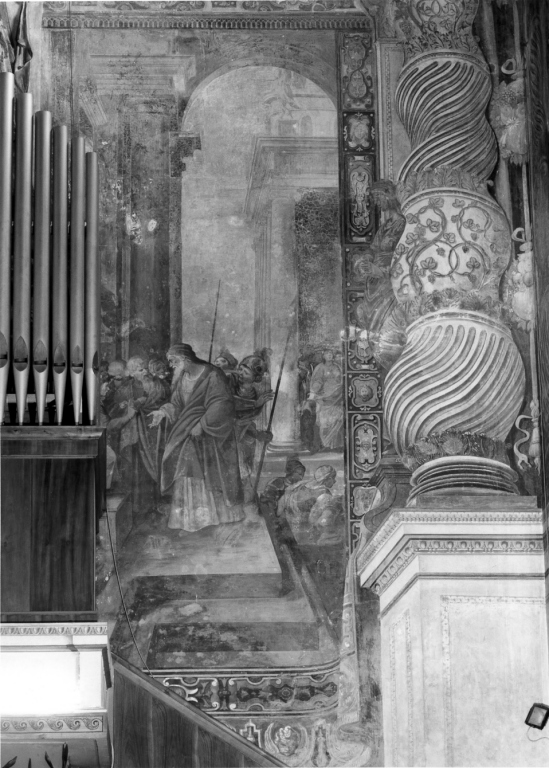 Daniele interroga uno dei due giudici (dipinto) di Croce Baldassarre, Zaccolini Matteo (sec. XVII)