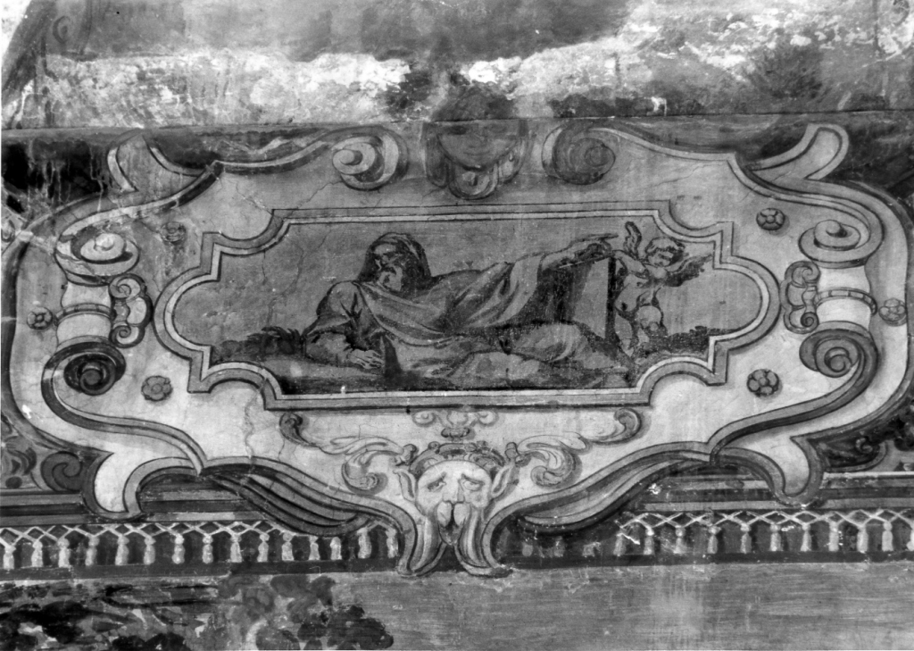figure allegoriche (dipinto, complesso decorativo) di Croce Baldassarre (fine sec. XVI)