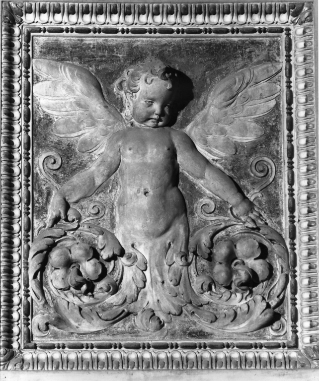 angeli e putti (decorazione plastica, complesso decorativo) di De Rossi Francesco (fine sec. XVI)