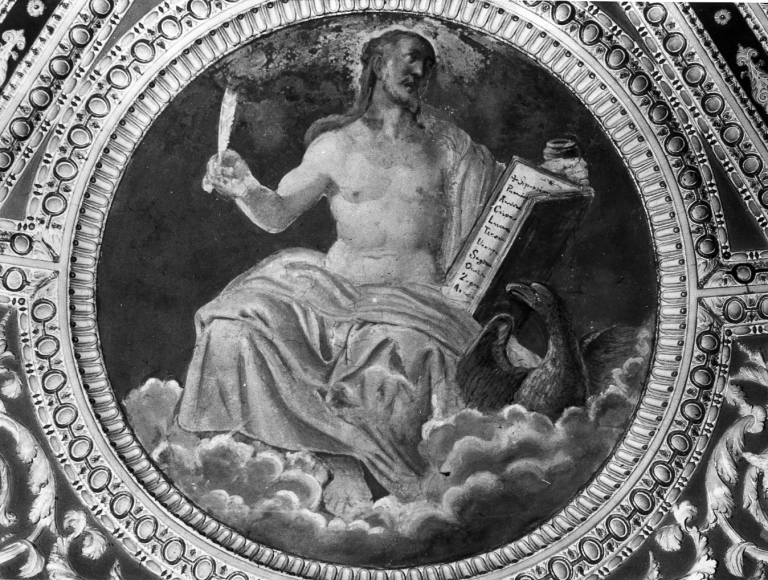 san Giovanni Evangelista (dipinto) di Cesari Giuseppe detto Cavalier d'Arpino (maniera) (fine/inizio secc. XVI/ XVII)