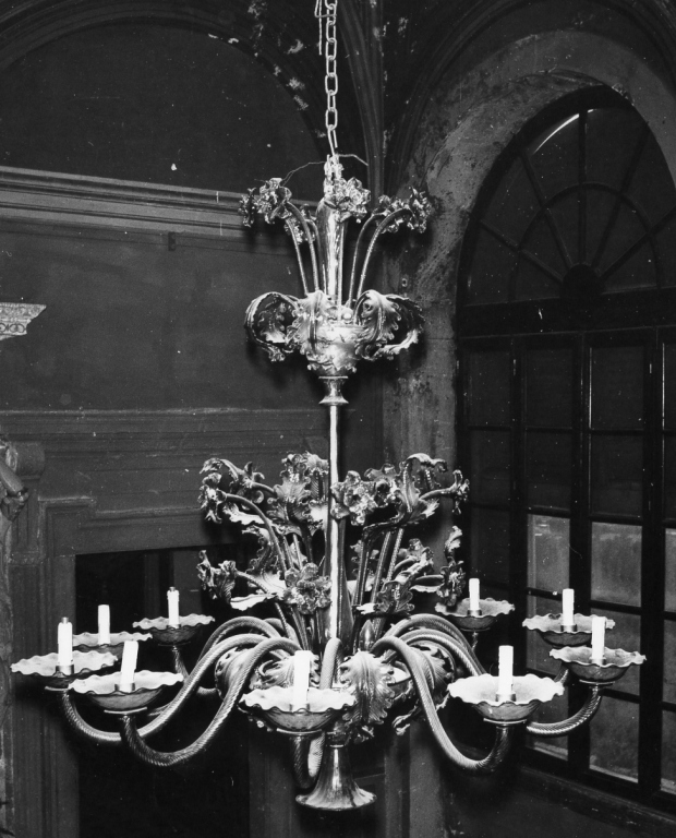 lampadario - ambito laziale (seconda metà sec. XIX)