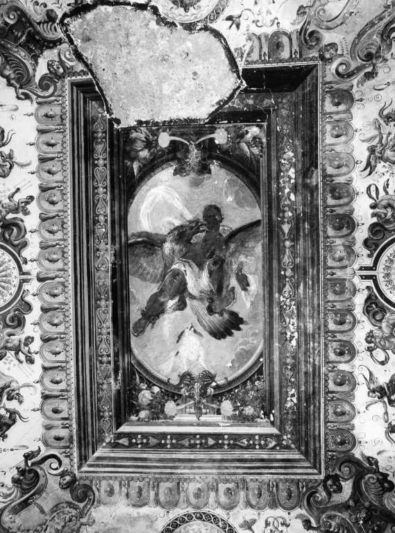 Ganimede e l'aquila di Giove (dipinto) di De Witte Cornelio (sec. XVI)