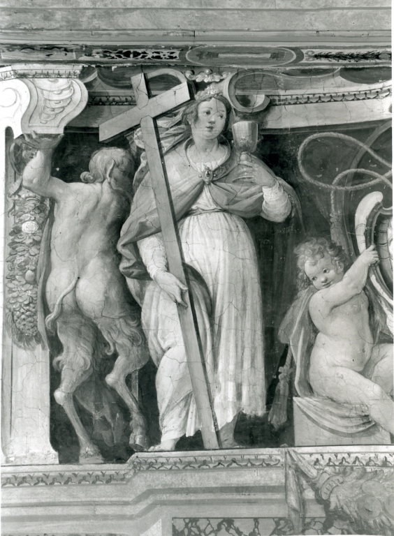 Virtù (dipinto, ciclo) di Bianchi Giovanni (terzo quarto sec. XVI)