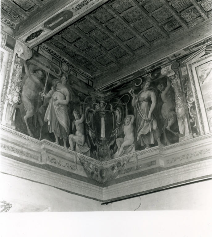 Stemmi Colonna (dipinto, elemento d'insieme) di Bianchi Giovanni (terzo quarto sec. XVI)