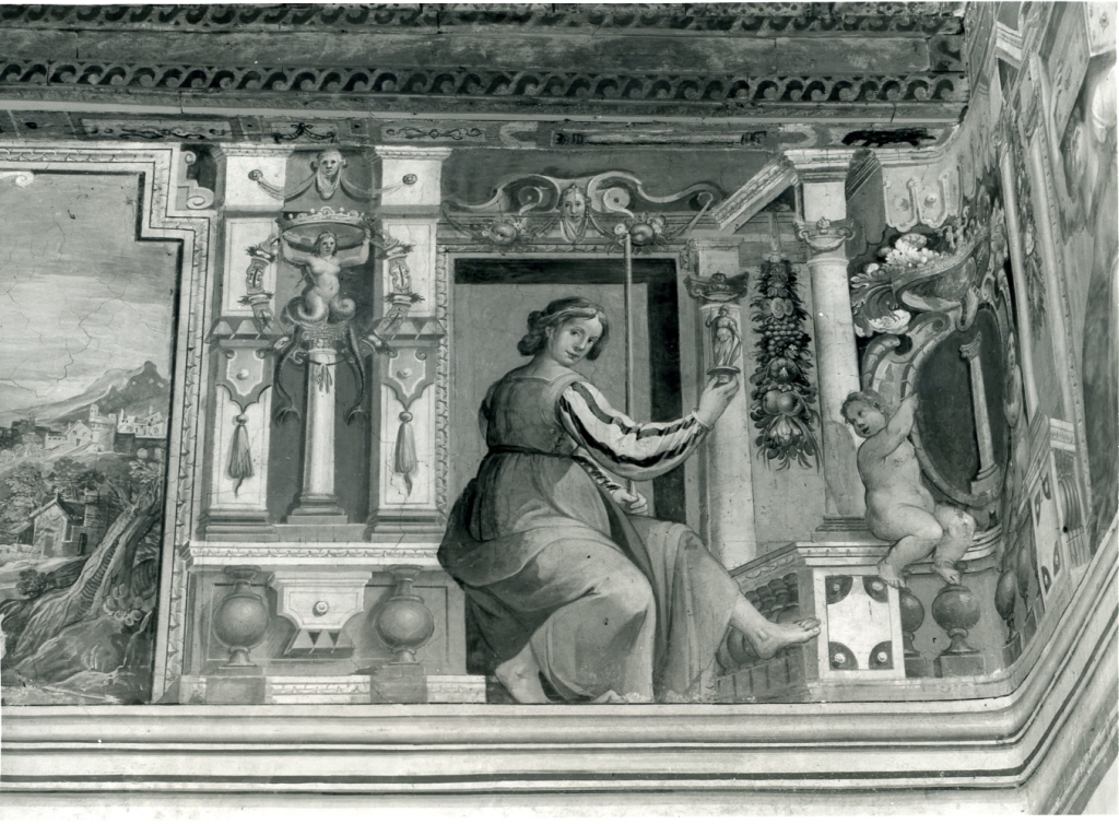 Allegoria (dipinto, ciclo) di Bianchi Giovanni (terzo quarto sec. XVI)