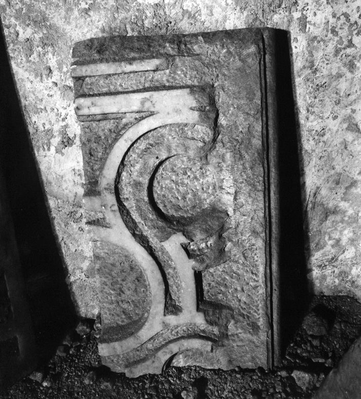 pluteo, frammento - ambito cosmatesco (inizio sec. XIII)