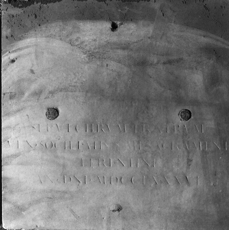 lastra tombale - bottega laziale (sec. XVIII)