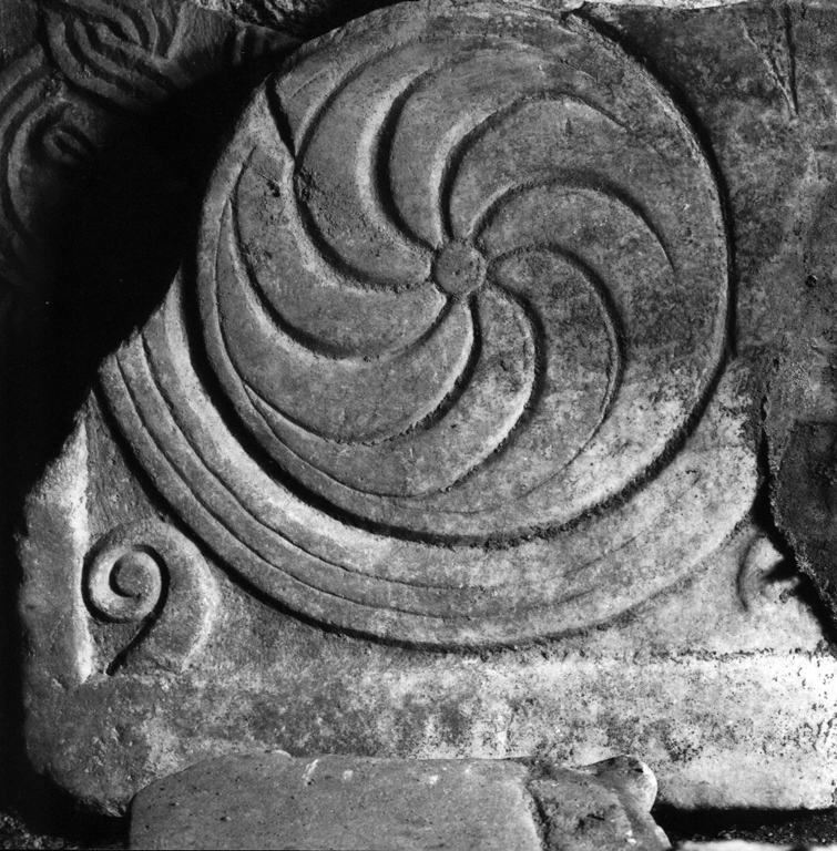 pluteo, frammento - bottega laziale (sec. IX)