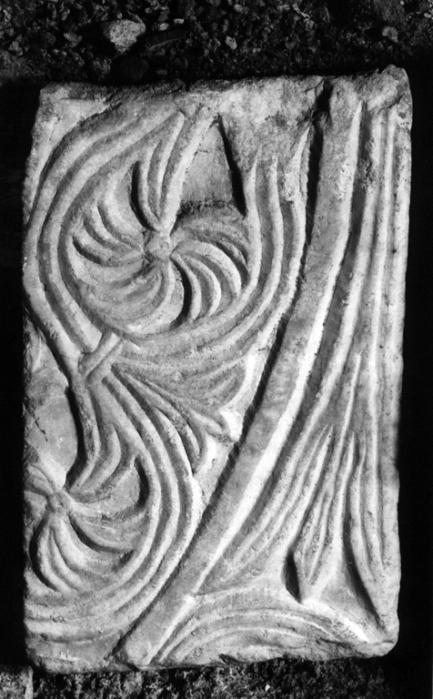 ciborio, frammento - bottega laziale (prima metà sec. IX)