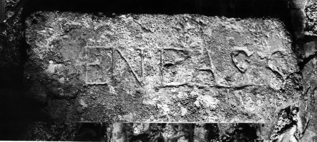 lapide, frammento - bottega laziale (secc. IV/ VI)