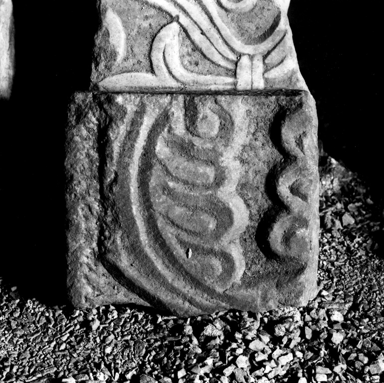 pluteo, frammento - bottega laziale (prima metà sec. IX)