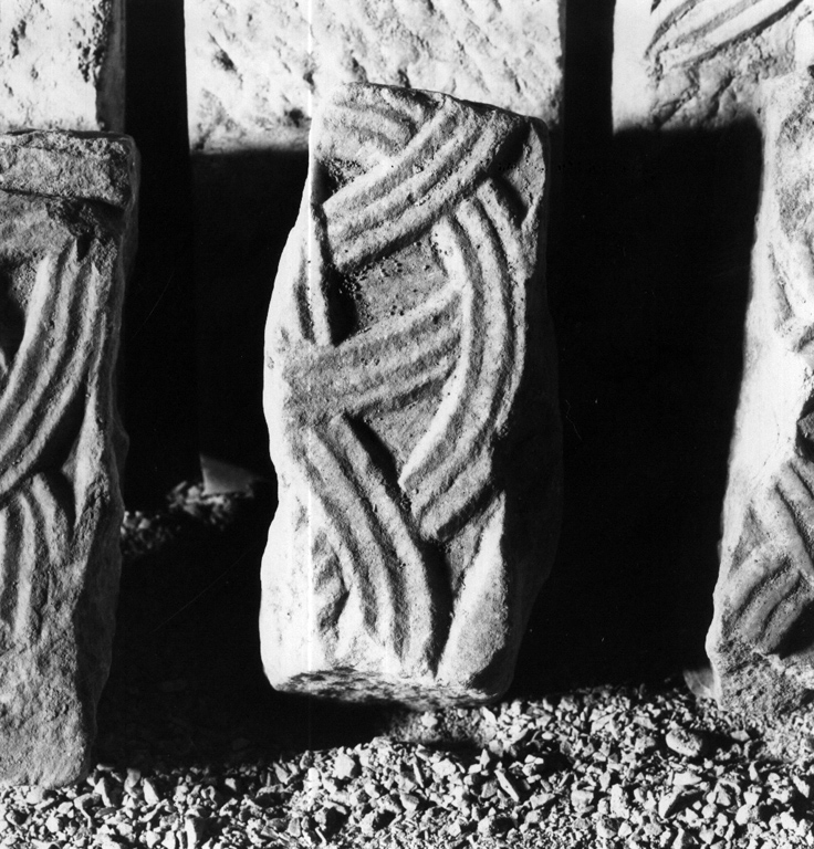 pluteo, frammento - bottega laziale (sec. IX)