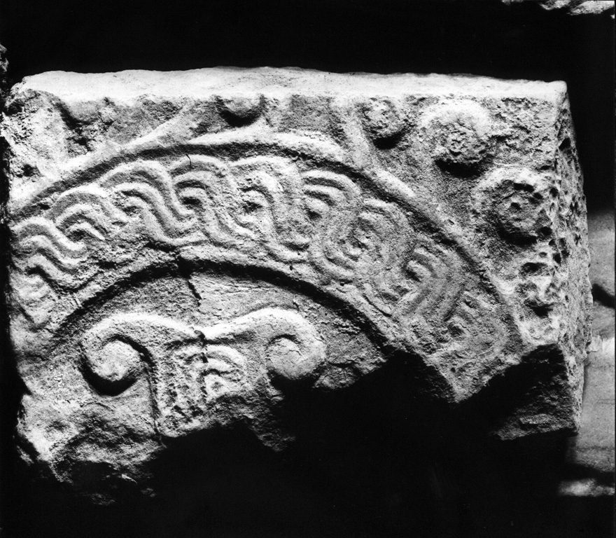 pluteo, frammento - bottega laziale (secondo quarto sec. IX)