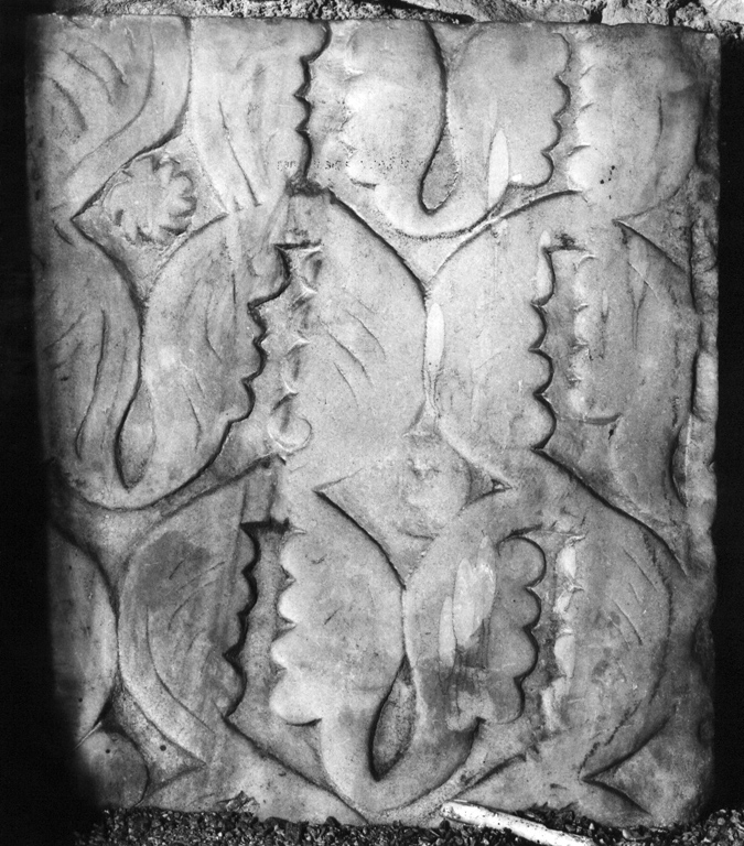 pluteo, frammento - bottega laziale (secondo quarto sec. IX)