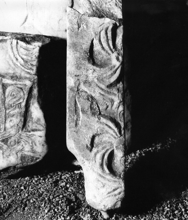 pluteo, frammento - bottega laziale (secondo quarto sec. IX)