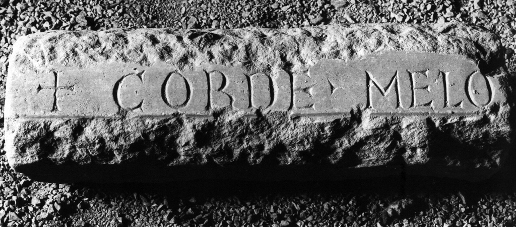 pilastrino, frammento - bottega laziale (secc. X/ XI)