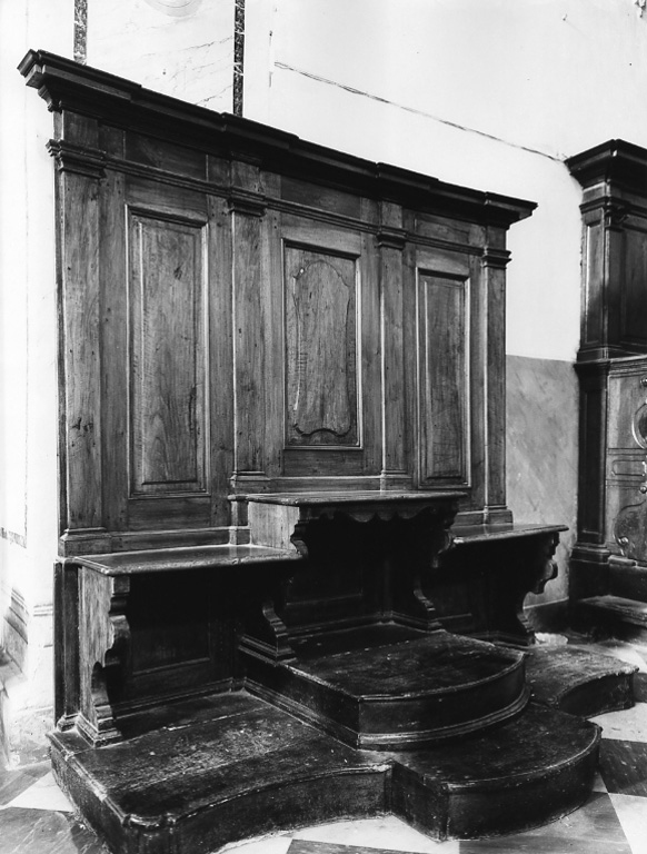 cattedra - ambito laziale (sec. XVIII)