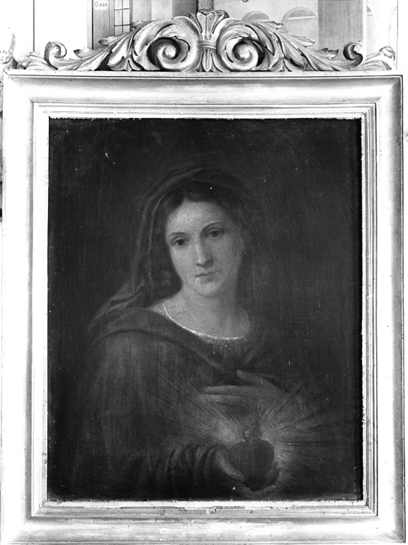 Sacro Cuore di Maria (dipinto) - ambito laziale (sec. XIX)